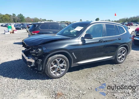 2022 BMW X3 Sdrive30I from USA, damaged, VIN 5UX43DP01N9L98648